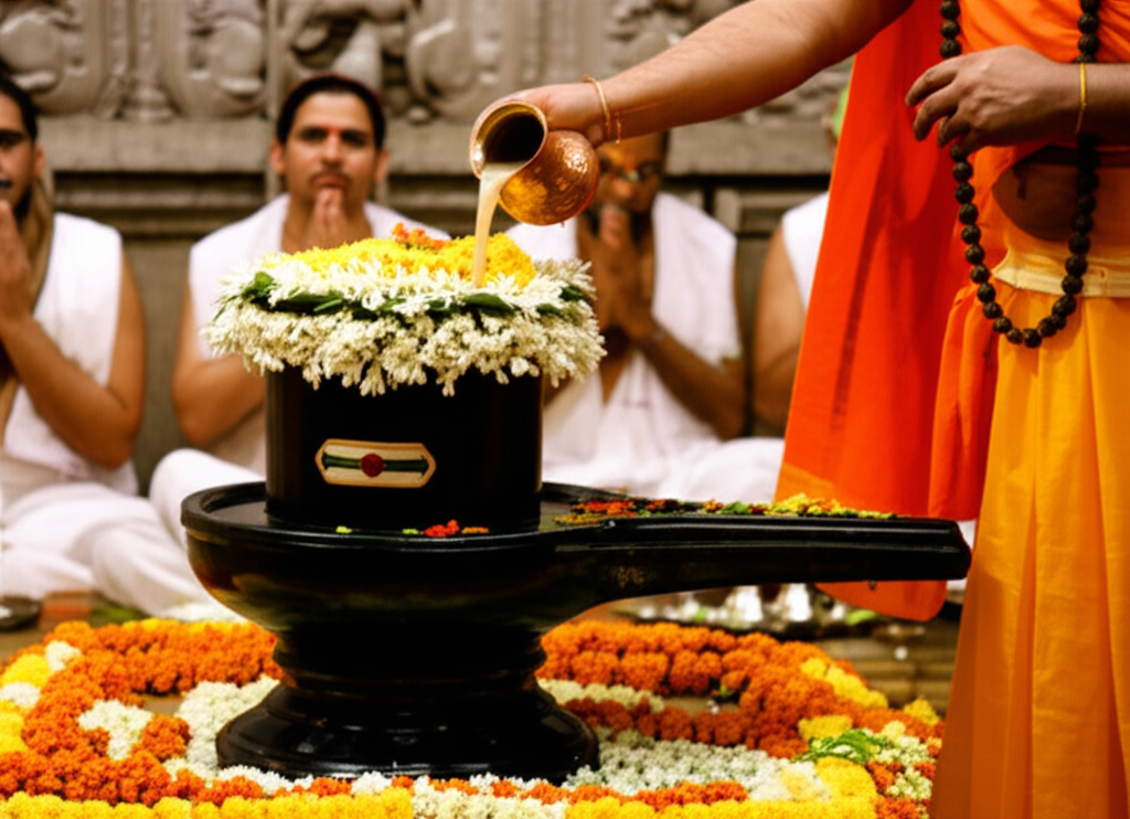 Rudrabhishek at Kashi Vishwanath
